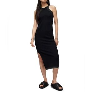 Allsaints Mako Midi Dress Size 10